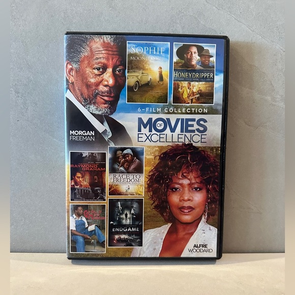 6-Film Collection: Movies of Excellence DVD Black History Morgan Freeman Alfre - Picture 1 of 3
